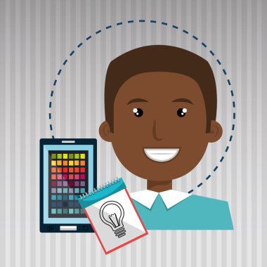 adam akıllı telefon renk grafik fikir