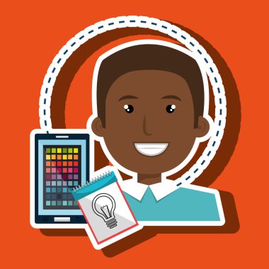 adam akıllı telefon renk grafik fikir