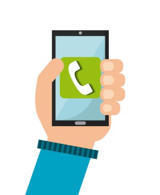 Smartphone teknoloji aygıt elektronik simgesi