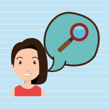 kadın düşünme oluşturma kabarcık