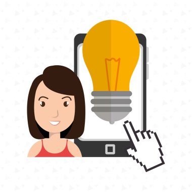 kadın düşünme oluşturma kabarcık