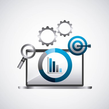 Arama Motoru Optimizasyonu düz simgeler