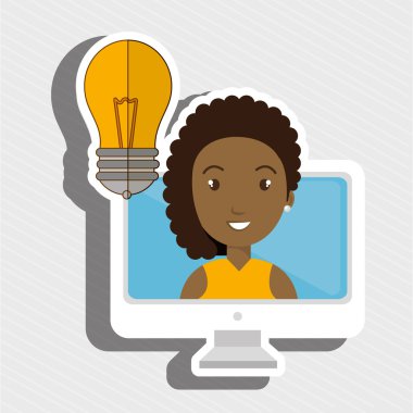 kadın düşünme oluşturma kabarcık