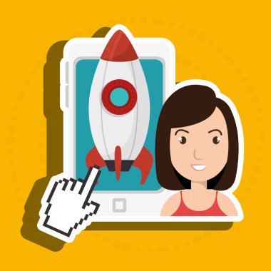 kadın düşünme oluşturma kabarcık