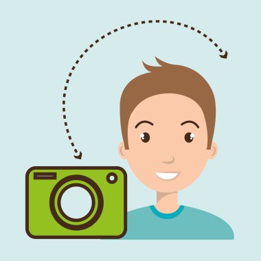 adam kamera fotoğraf görüntüleri