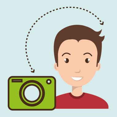 adam kamera fotoğraf görüntüleri