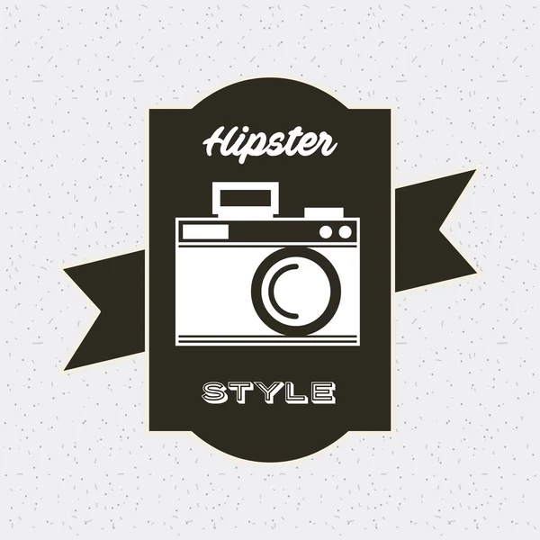 Hipster stylu klasycznym godło — Wektor stockowy