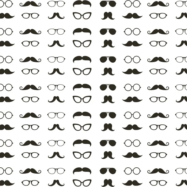 Icônes ensemble de style hipster — Image vectorielle