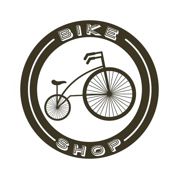 Amo la mia icona concetto di stile di vita bicicletta — Vettoriale Stock
