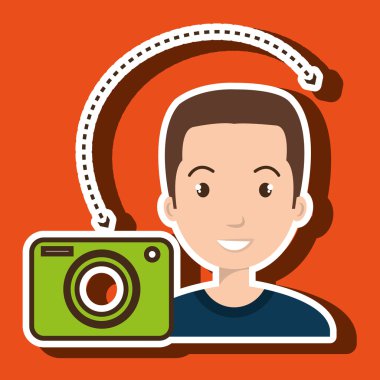 adam kamera fotoğraf görüntüleri