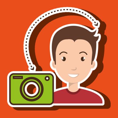 adam kamera fotoğraf görüntüleri