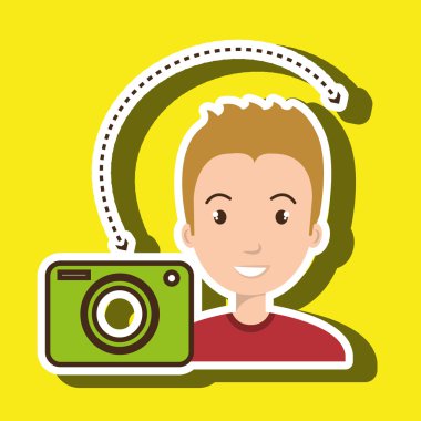 adam kamera fotoğraf görüntüleri