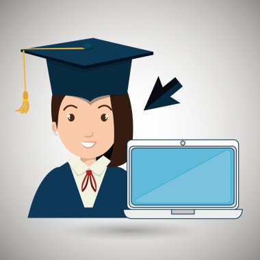 Öğrenci kadın mezuniyet eğitim