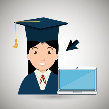 Öğrenci kadın mezuniyet eğitim