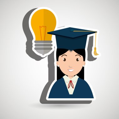 Öğrenci kadın mezuniyet eğitim