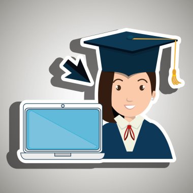 Öğrenci kadın mezuniyet eğitim