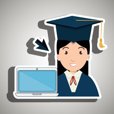 Öğrenci kadın mezuniyet eğitim