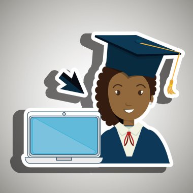 Öğrenci kadın mezuniyet eğitim