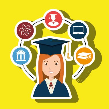 kadın mezuniyet üniversite öğrencisi