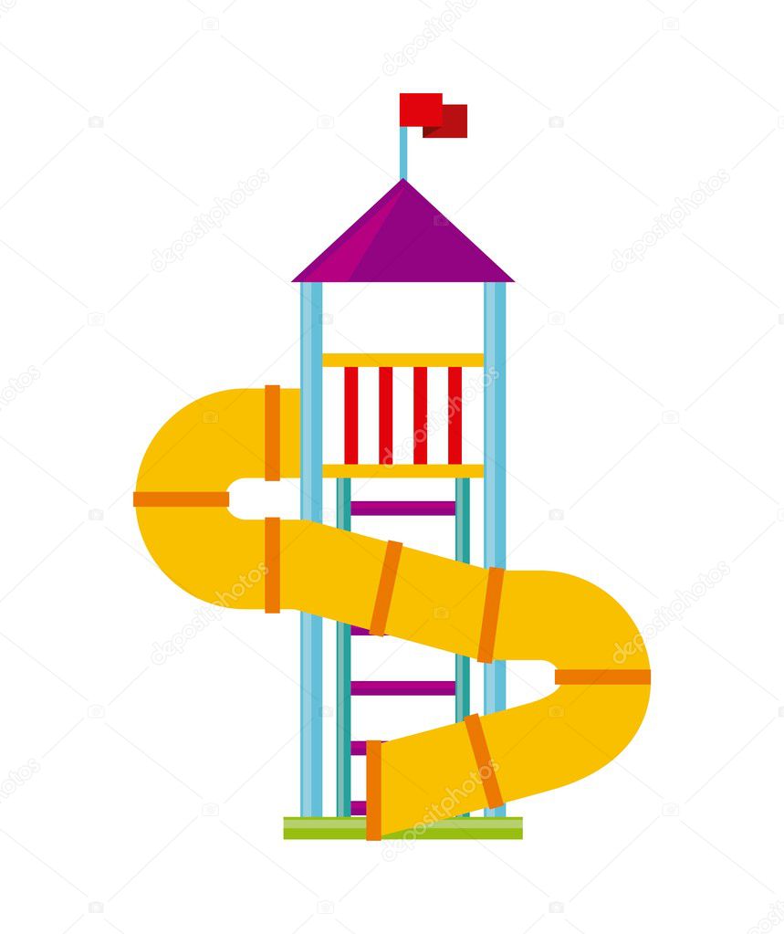 Beautiful Children Playground Icon Vector Image By C Yupiramos Vector Stock 125518708