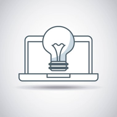 dizüstü bilgisayar teknolojisi simgesi