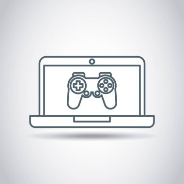 dizüstü bilgisayar teknolojisi simgesi