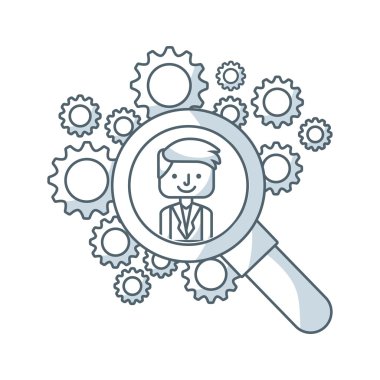 iş kişi ile küme satır kutsal kişilerin resmi