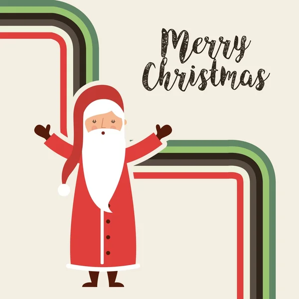 Santa claus christmas karakter — Stockvector