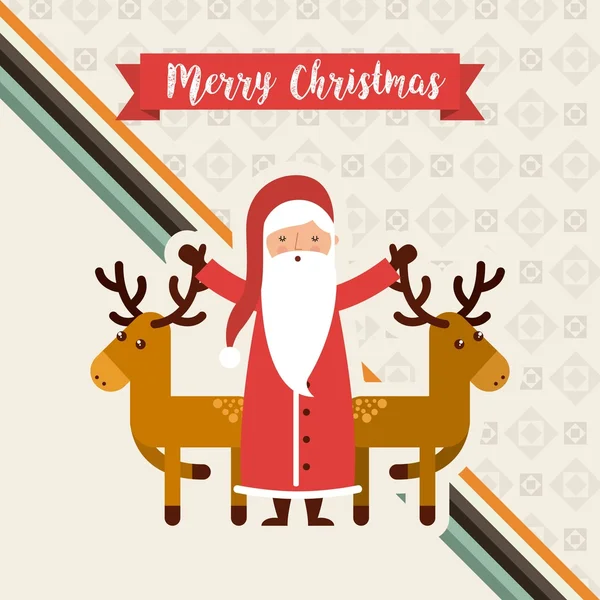 Santa claus christmas karakter — Stockvector