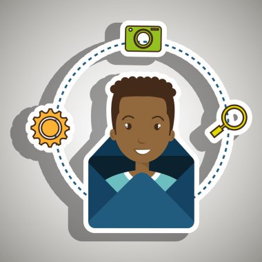 adam çizgi film e-posta kamera arama