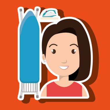 Yönetim Kurulu Ütü işgal kadın karikatür