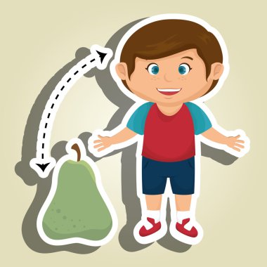 çocuk çizgi film armut meyve