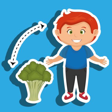 çocuk çizgi film brokoli sebze