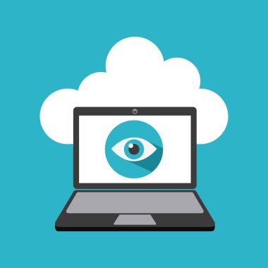 dizüstü bilgisayar teknolojisi simgesi