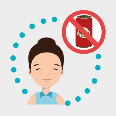 kadın karikatür lokanta yasaktır