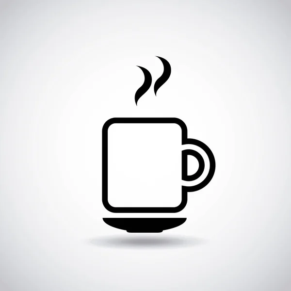 Vynikající kávu pít čerstvé ikona — Stockový vektor