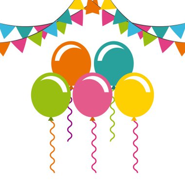 doğum günü kutlama balonları hava partisi ile