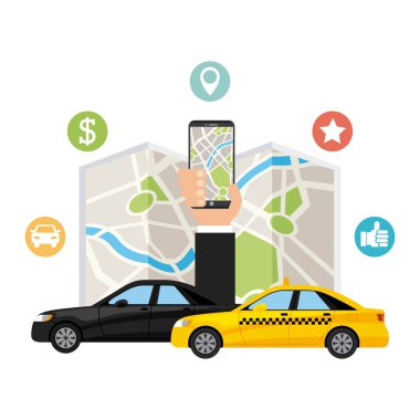 taşıma hizmeti app teknoloji simgesi