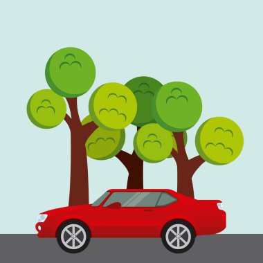 Araba sigorta kavramı simgesi