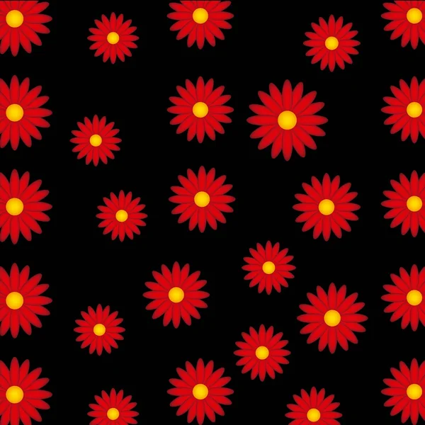 Patrón flores fondo floral — Vector de stock