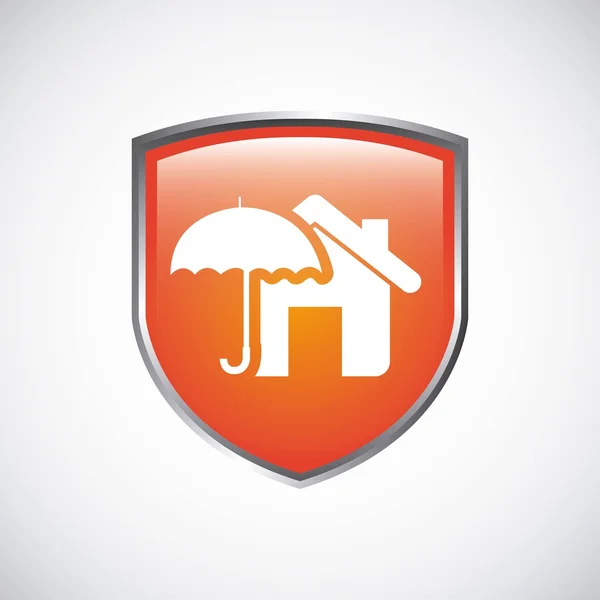 House insurance concept icon — Stock Vector