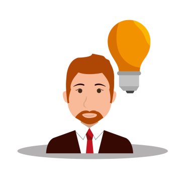 Avatar adam ve sarı ampul