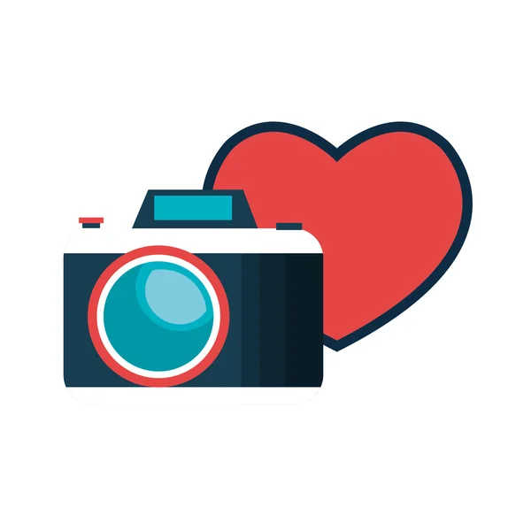 写真カメラ装置 — ストックベクタ