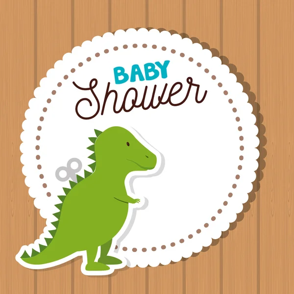 Baby douche ontwerp — Stockvector