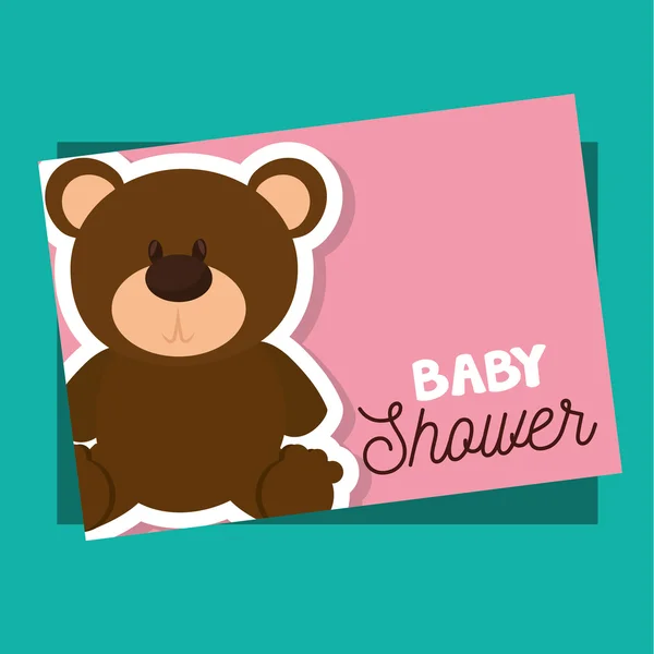 Baby shower design — Stock Vector