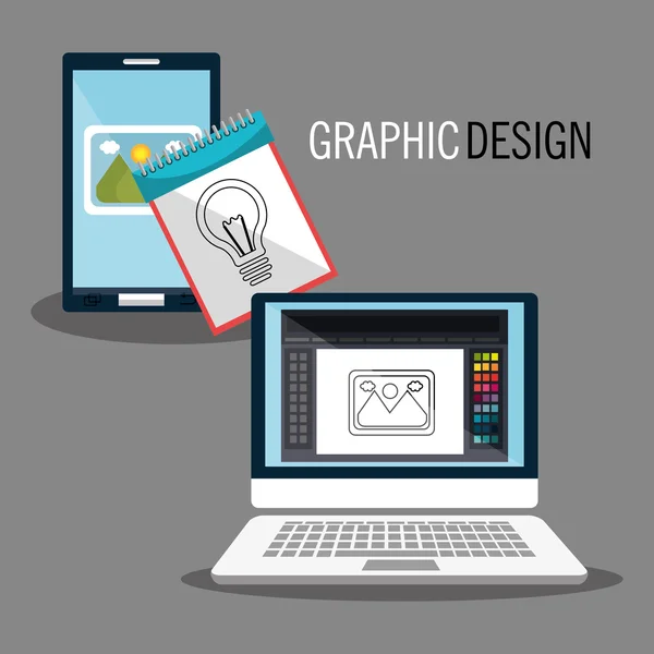 Thème du design graphique — Image vectorielle