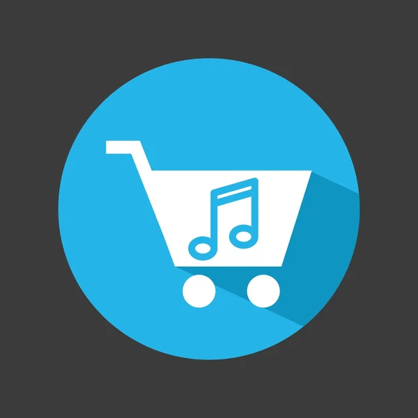 Mobile music commerce online — Stock Vector