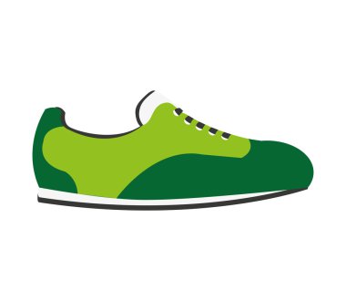 Ayakkabı tenis spor ekipman simgesi