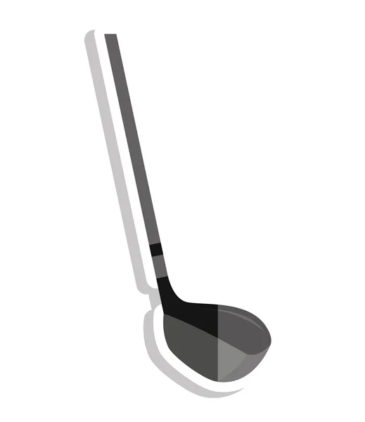 Club de golf équipement icône — Image vectorielle
