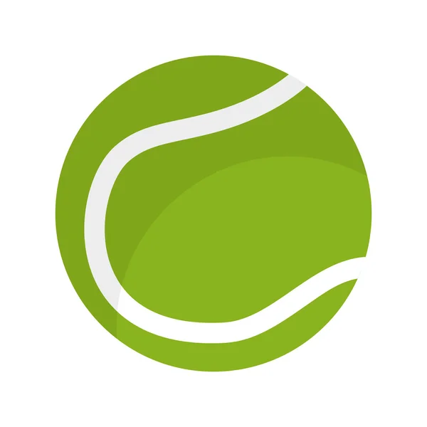 Ikona zařízení sportovní tenisové míče — Stockový vektor